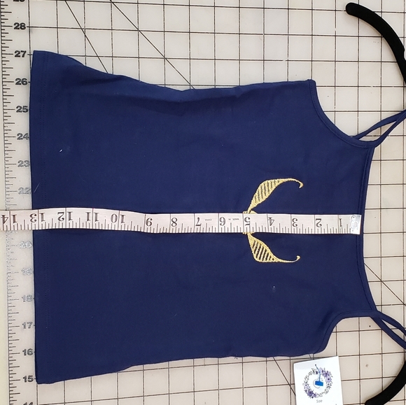 Kids XS Golden Snitch Embroidered Tank top - Picture 4 of 4